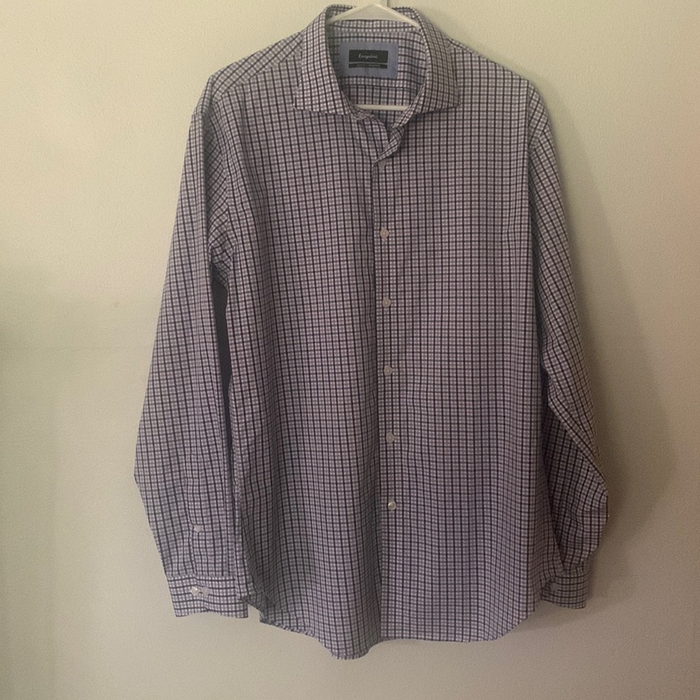 Esquire Slim Fit, No Iron Men’s Shirt